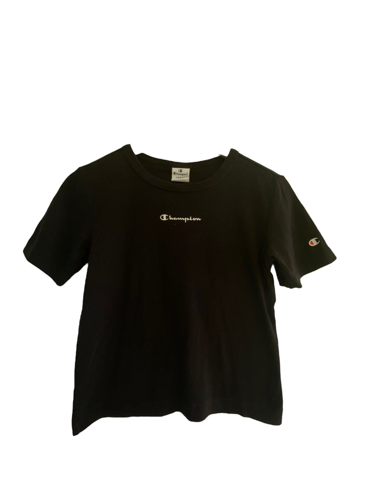 T-shirt crop top noir Champion (S)