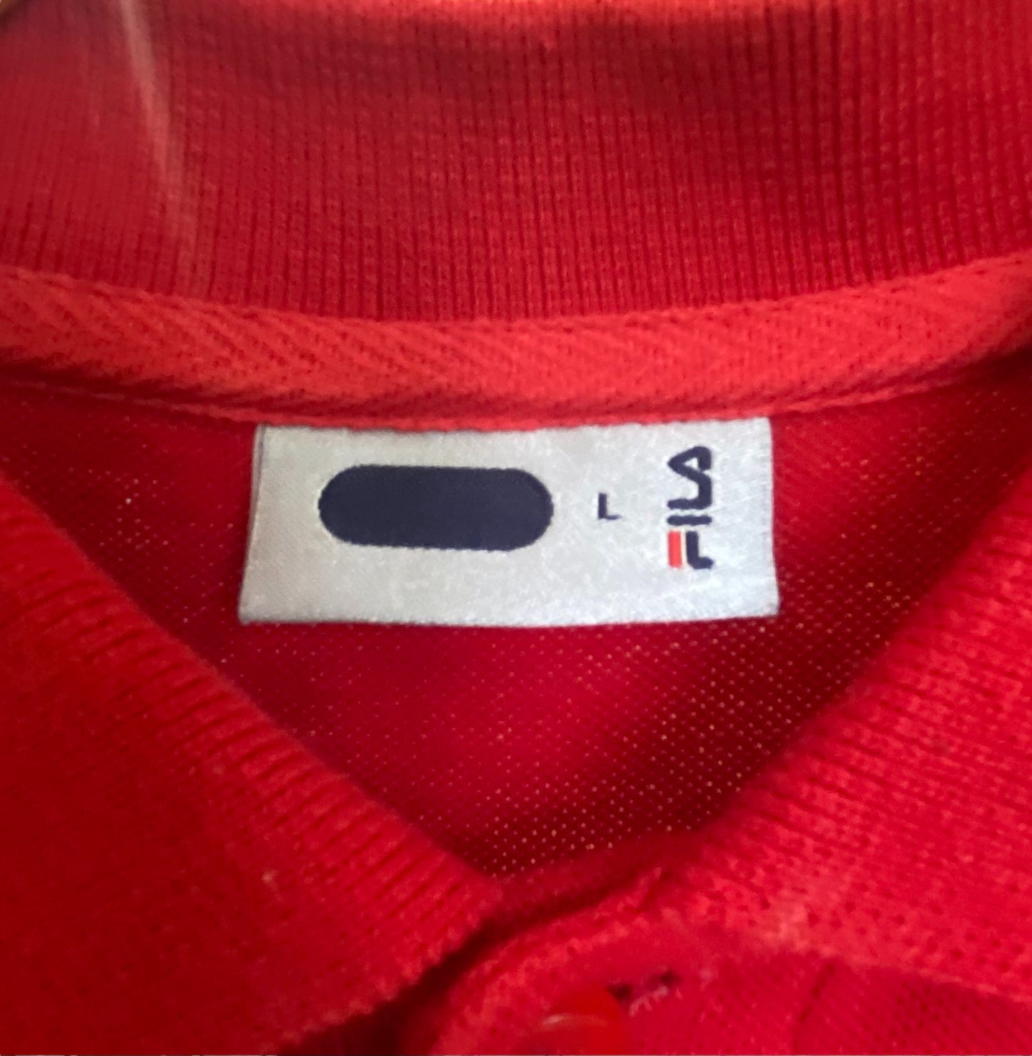 Polo rouge Fila (L)