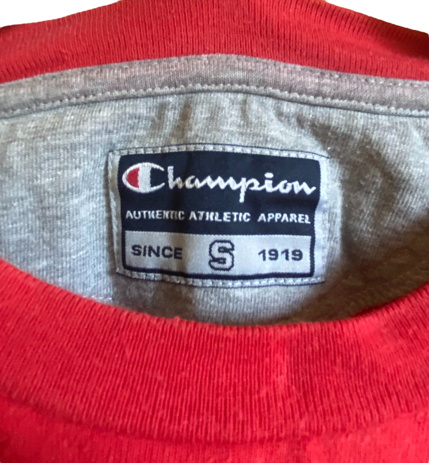 T-shirt rouge Champion (S)