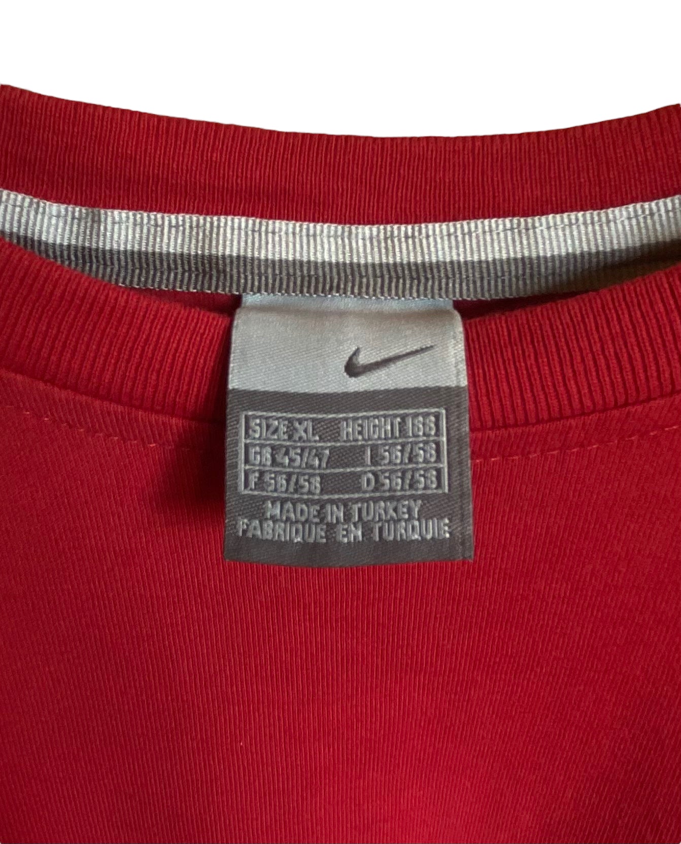 T-shirt manches longues rouge Nike (XL)