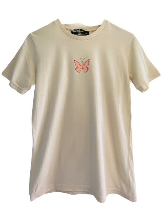 T-shirt blanc et rose Guts&Gusto (XS)