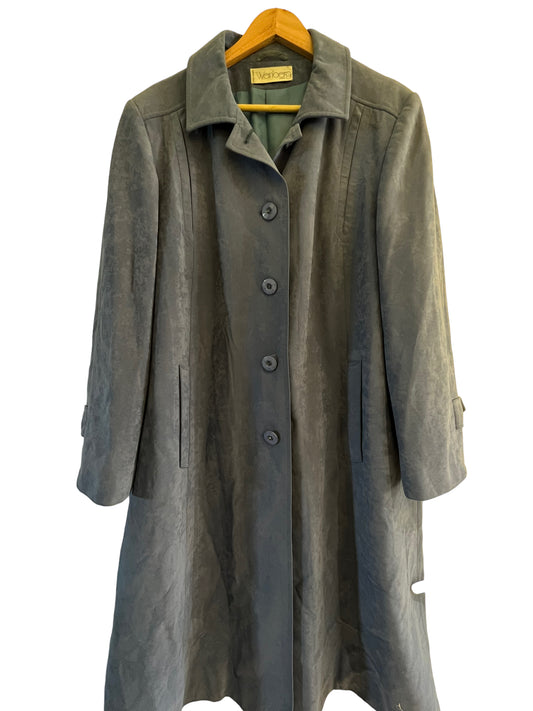 Manteau long bleu Weinberg (L)