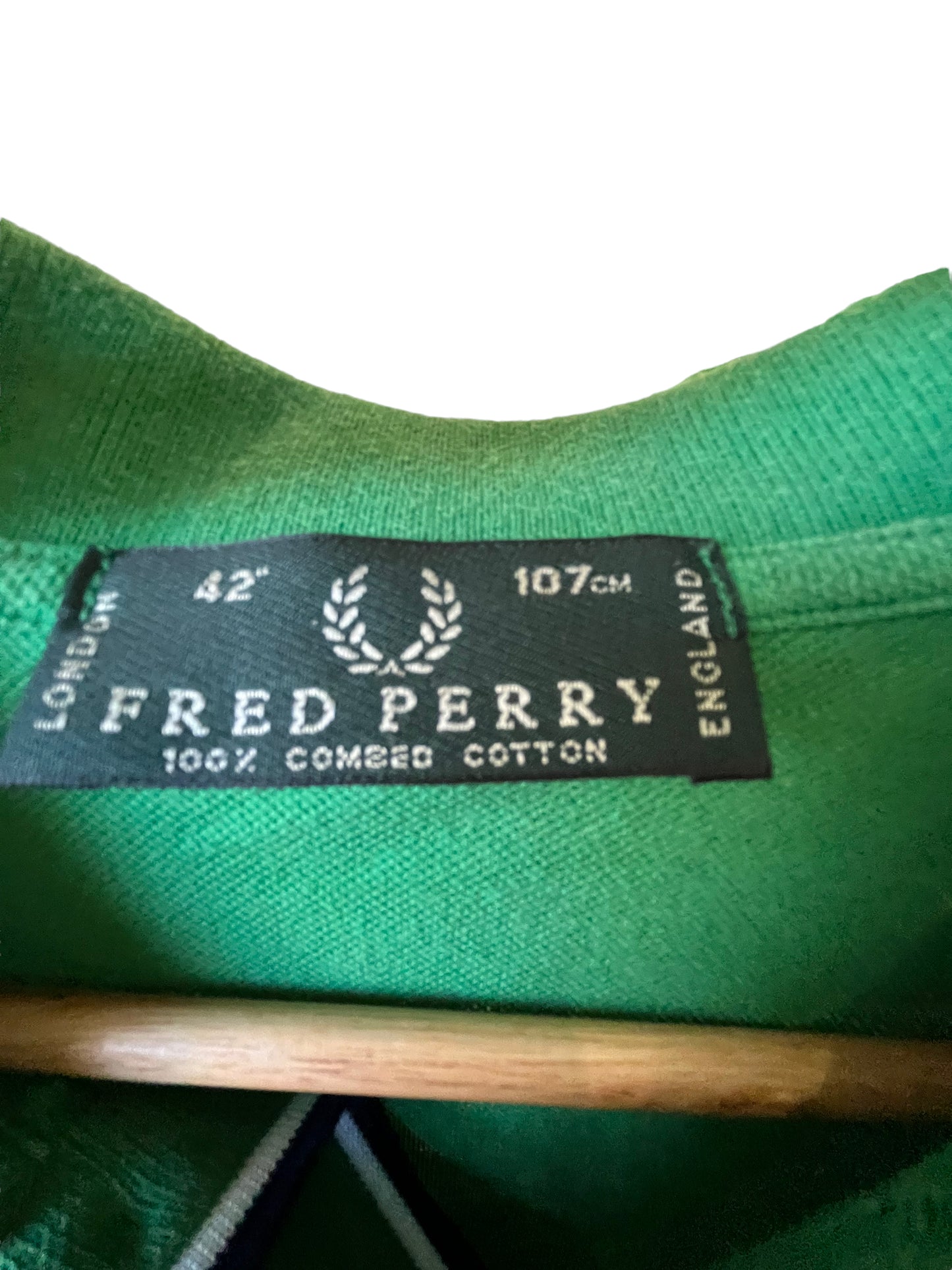 Polo vert Fred Perry (M)