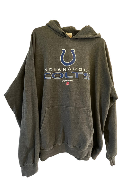 Sweat à capuche gris NFL Indianapolis Colts (XL)