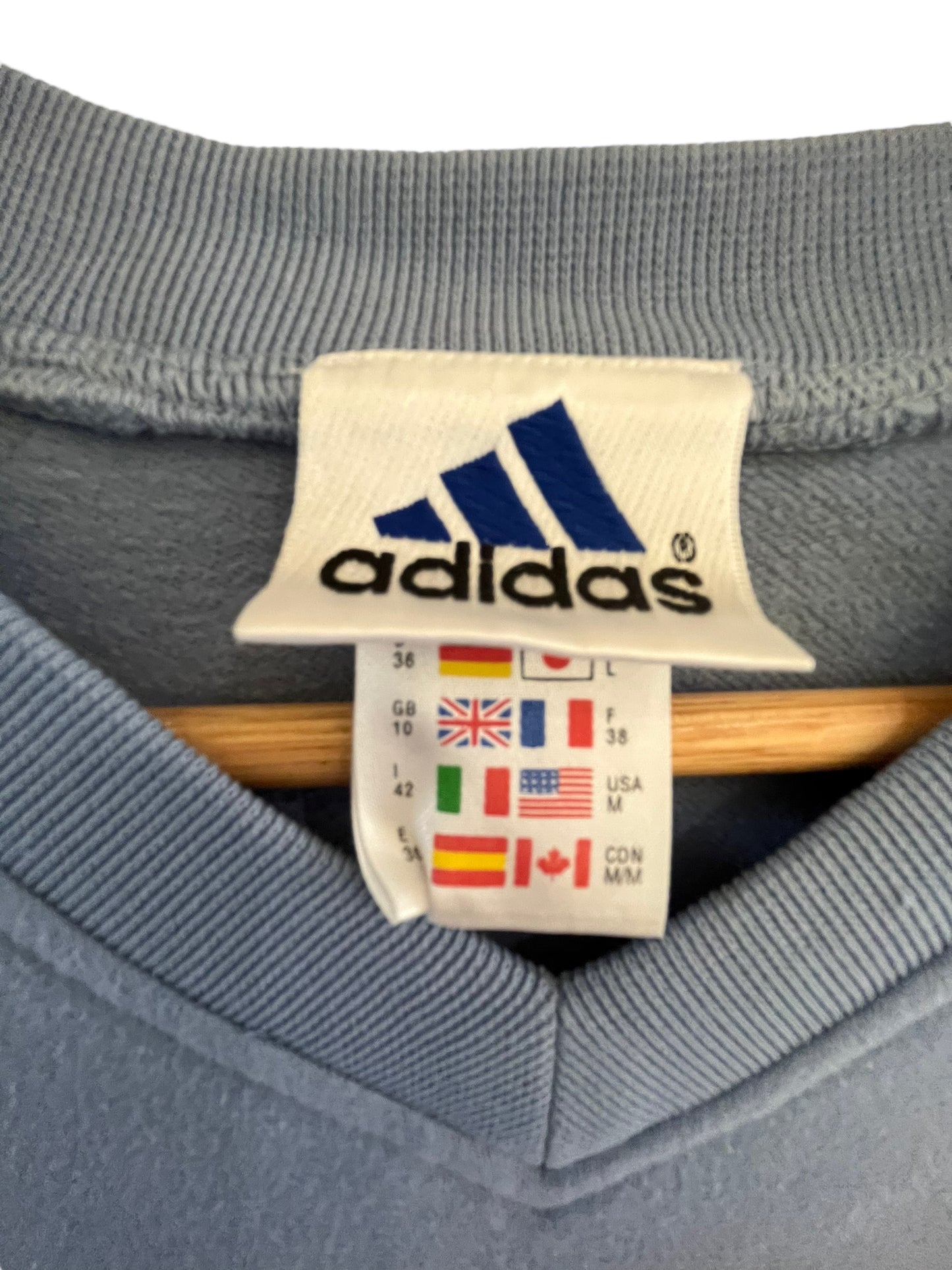 Sweat adidas bleu (S)