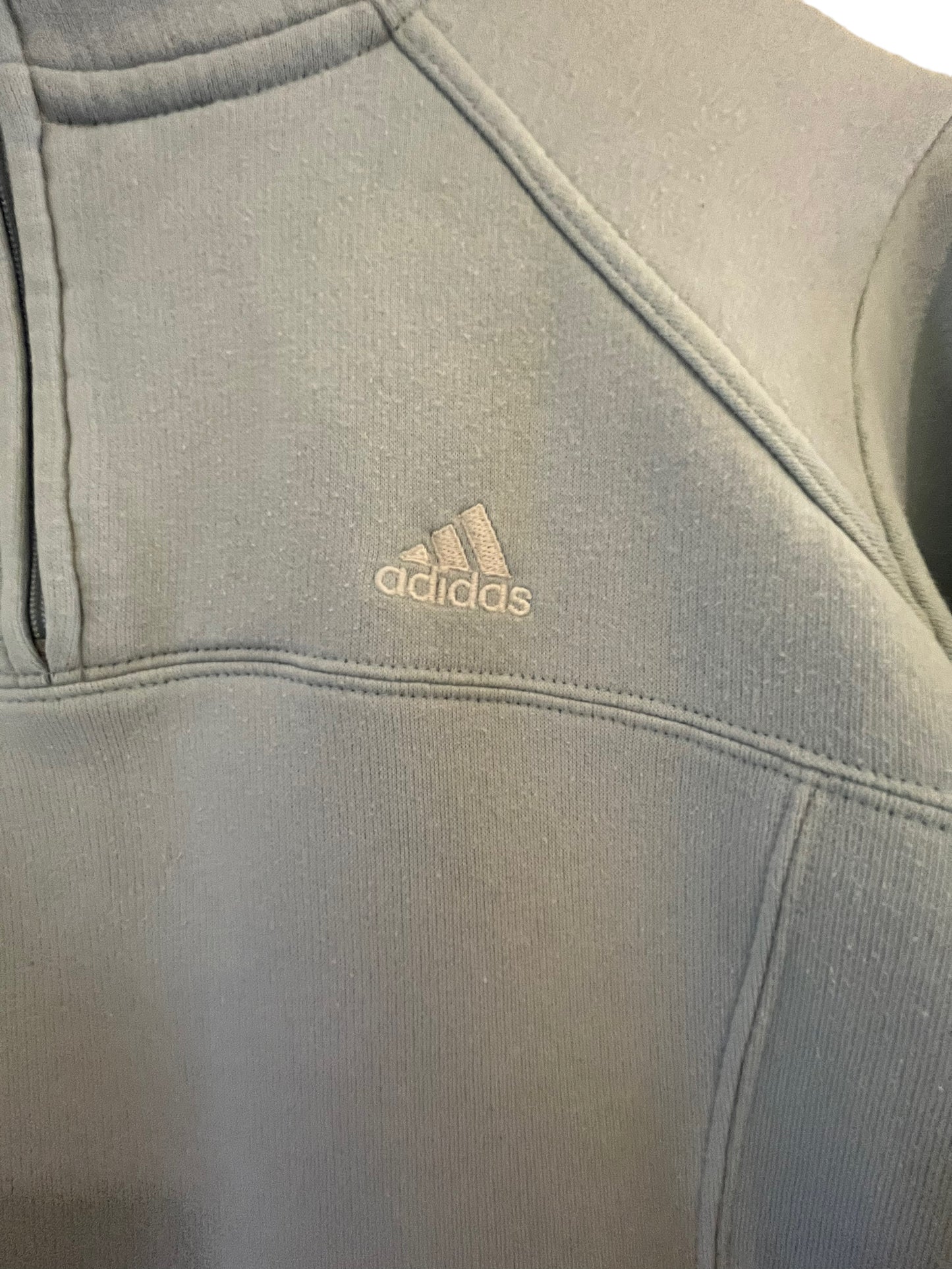 Sweat zip bleu adidas (S)