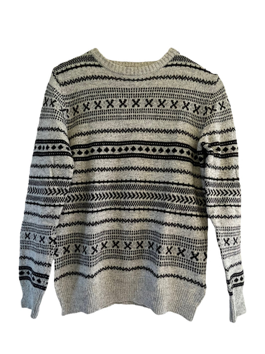 Pull gris et noir H&M (S)