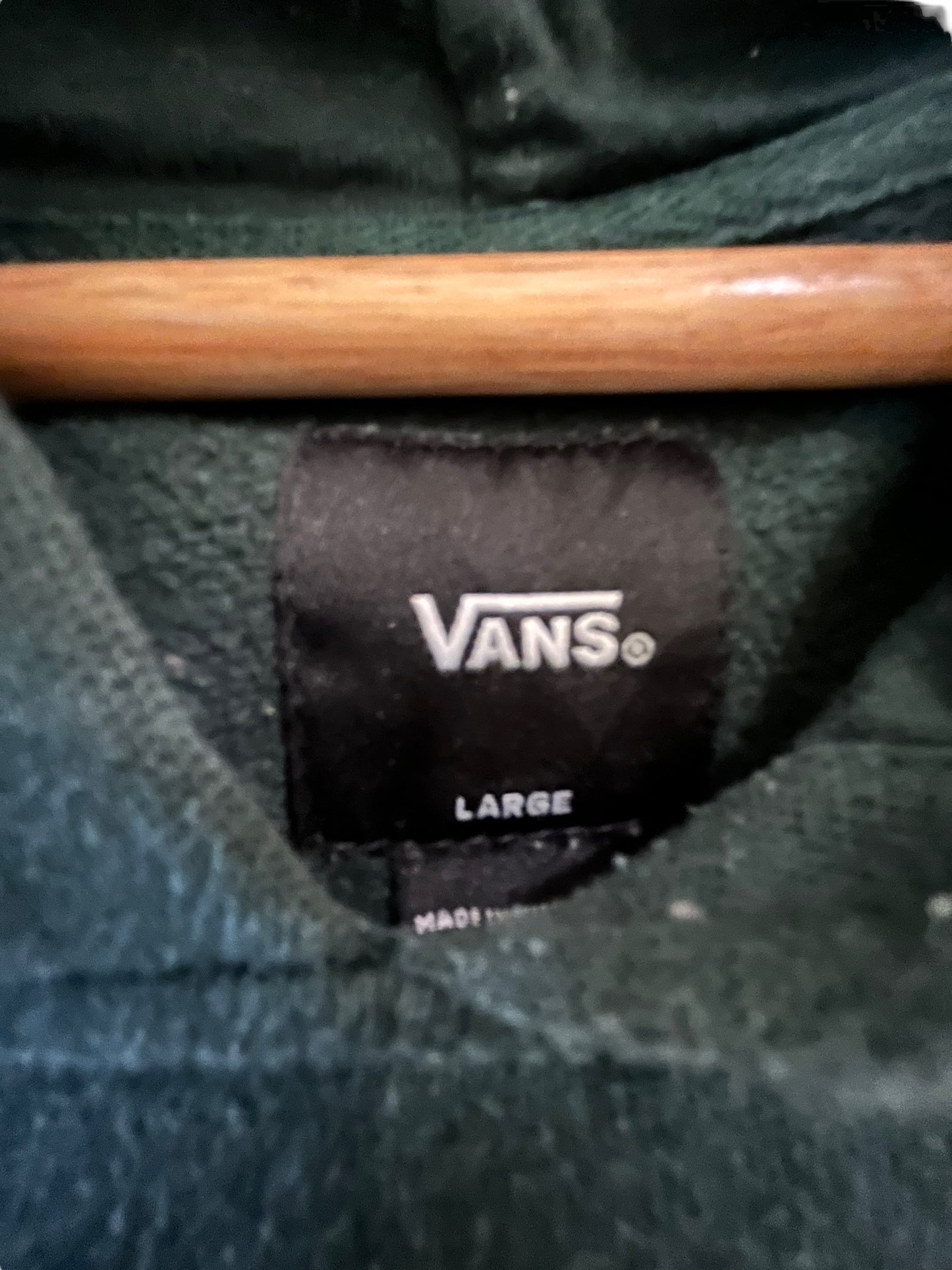 Sweat vert Vans (L)