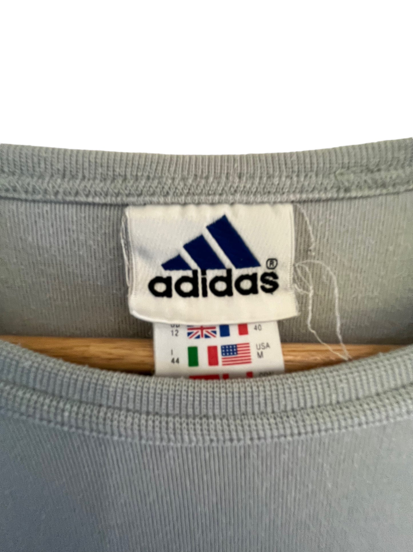 Sweat bleu clair adidas (S)