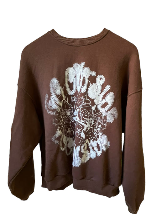 Sweat marron Bershka (M)