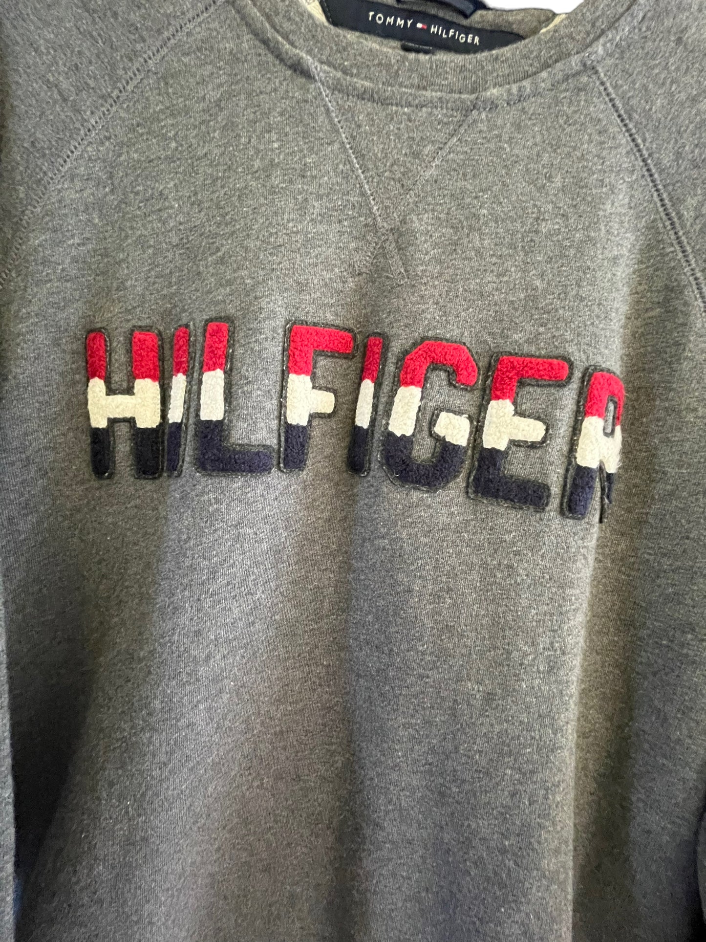 Sweat gris Tommy Hilfiger (M)