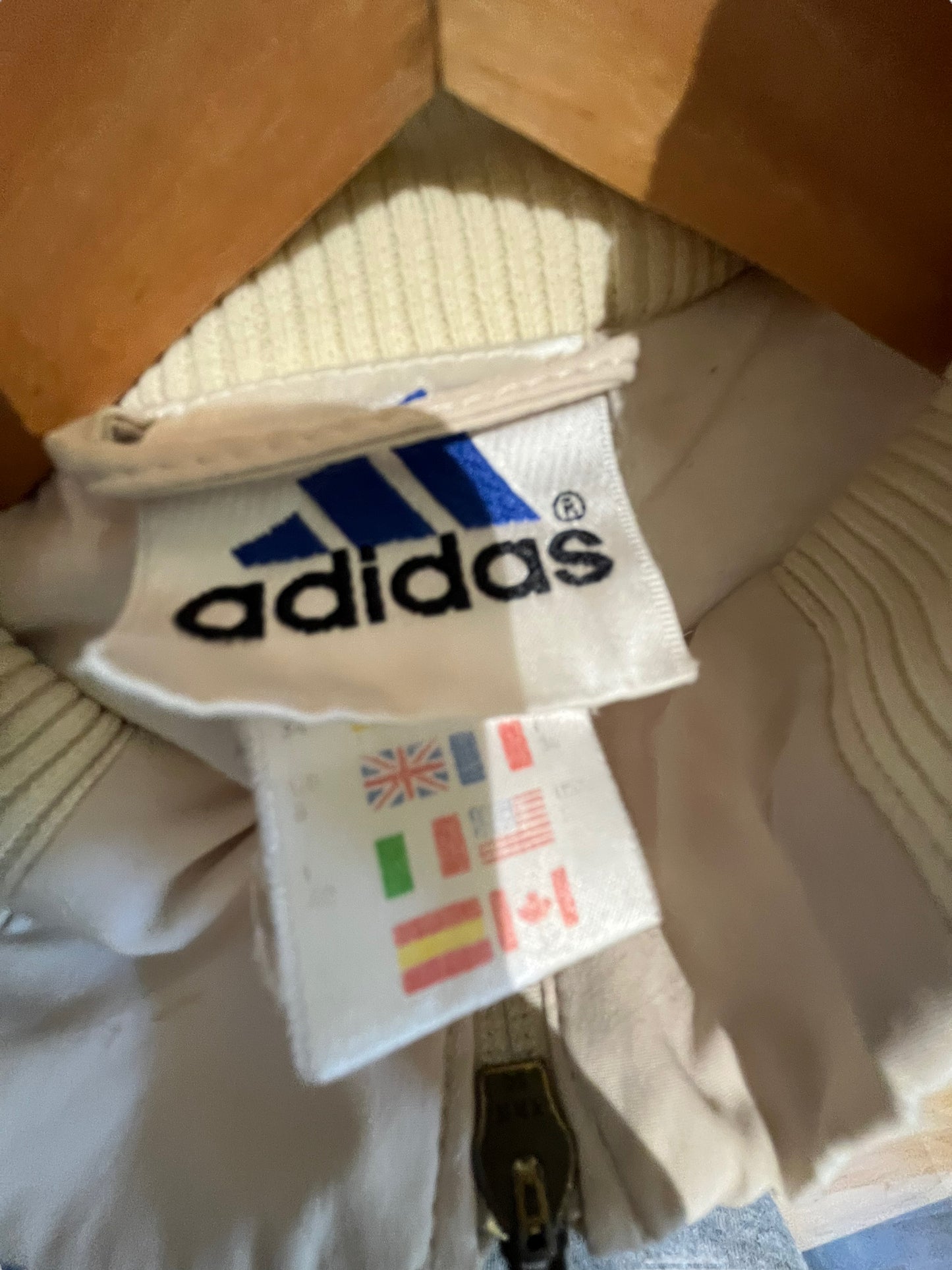 Veste crème adidas (M)