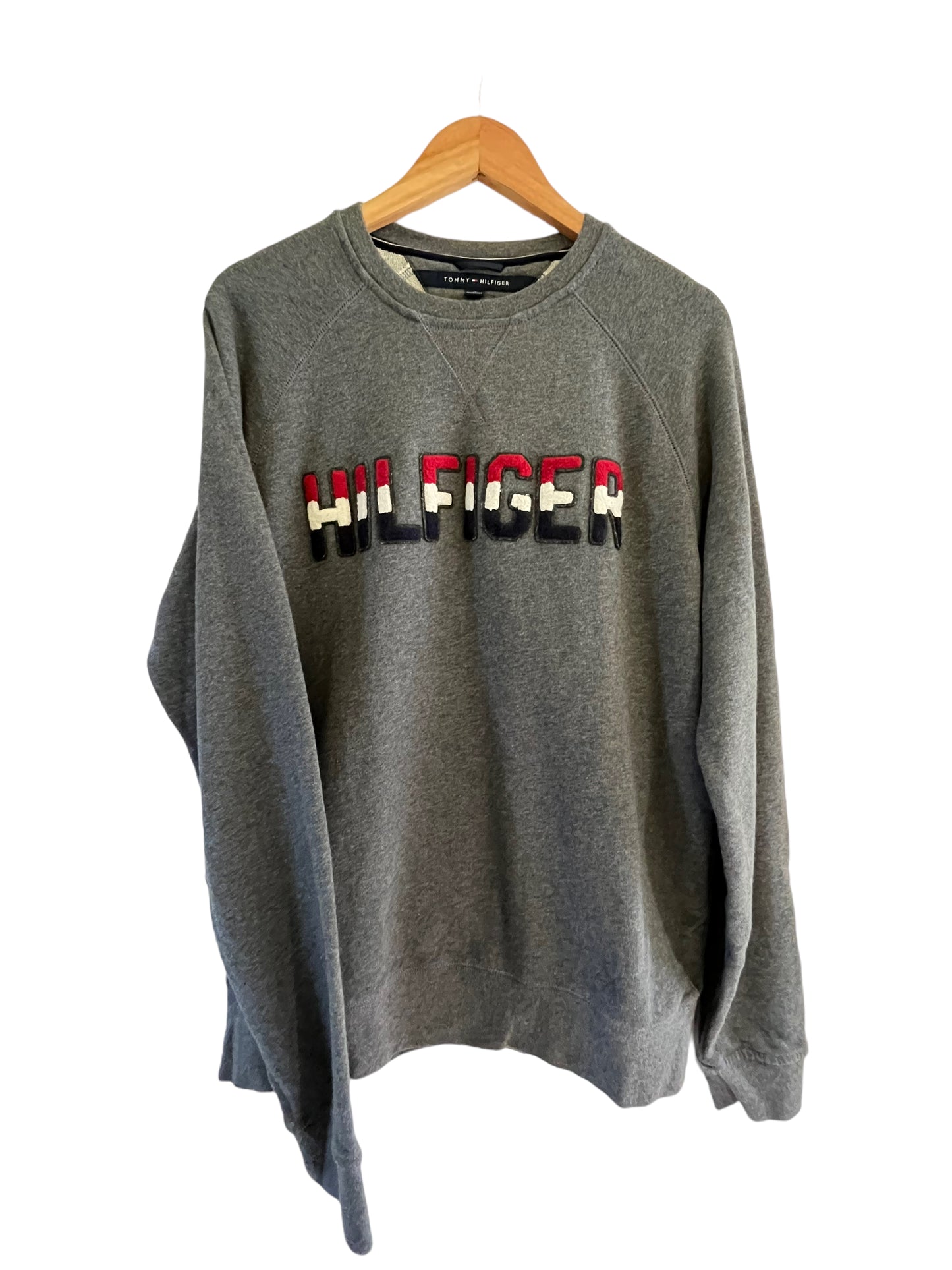 Sweat gris Tommy Hilfiger (M)