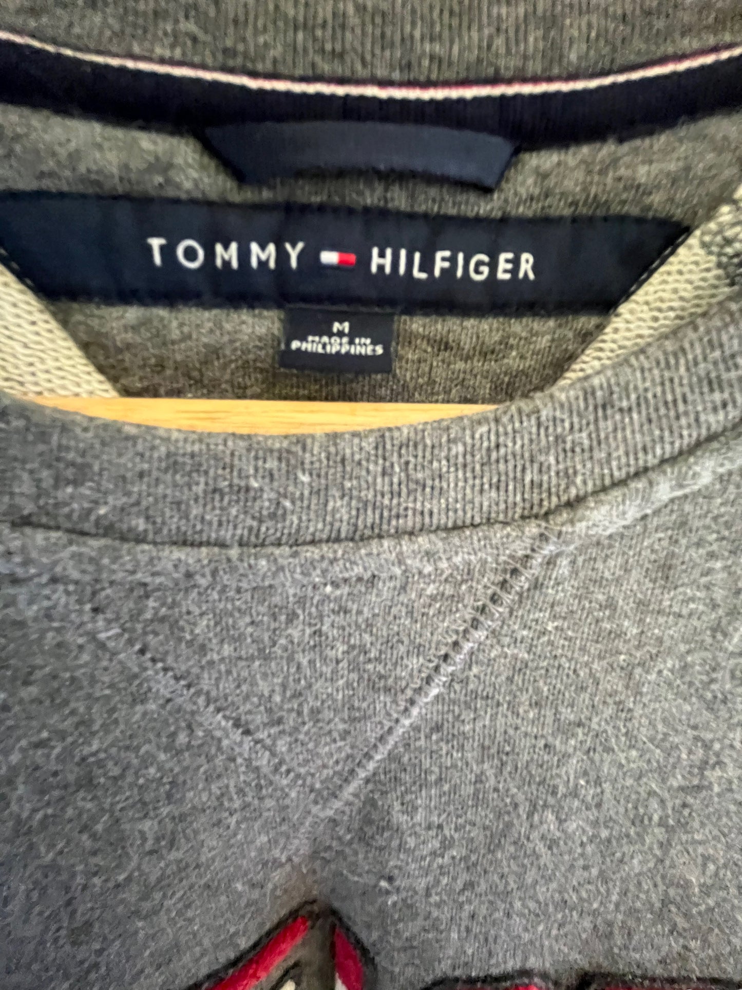 Sweat gris Tommy Hilfiger (M)