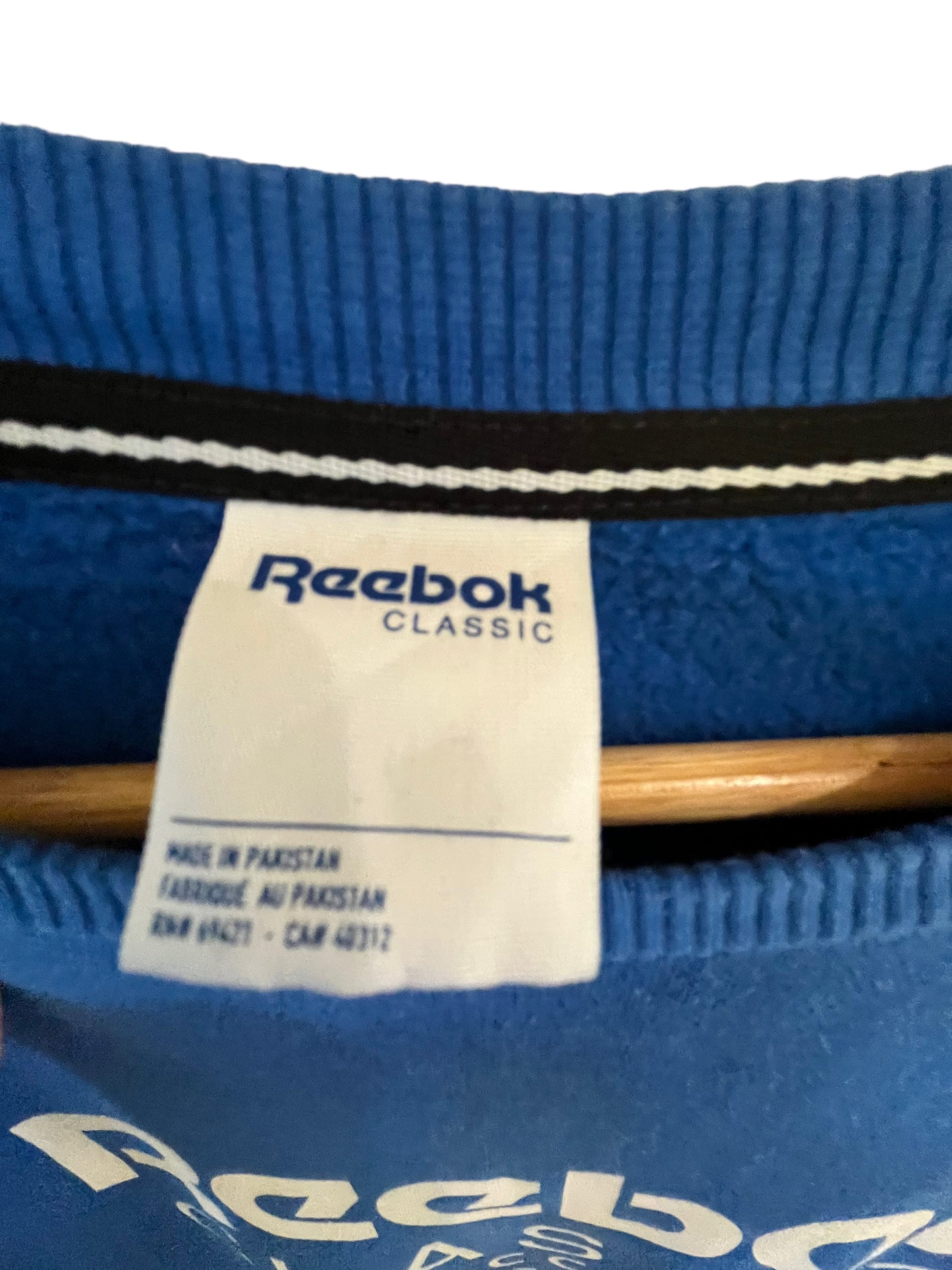 Sweat bleu Reebok (S)